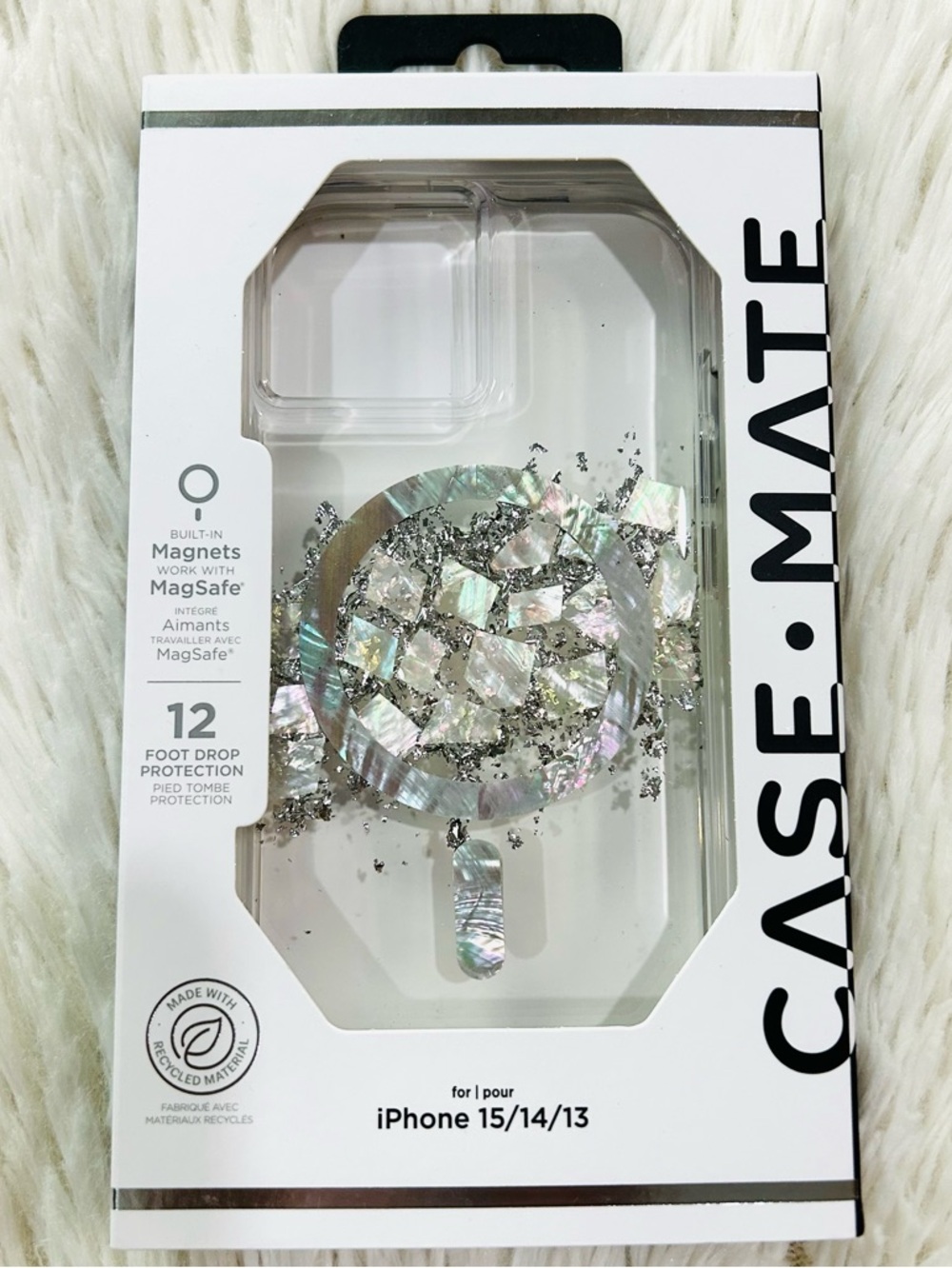 Case-Mate Karat Case with MagSafe for iPhone 16e/15/14/13 - Touch of Pearl NEW